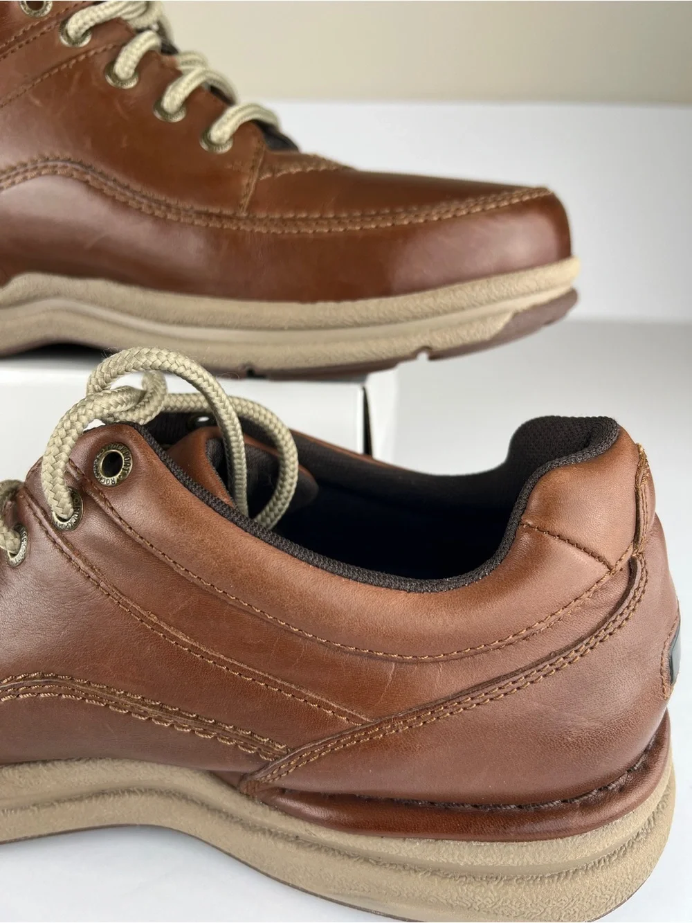 Rockport World Tour Classic CH3940 Brown‎ Men’s Walking Oxford Shoes 11 Wide